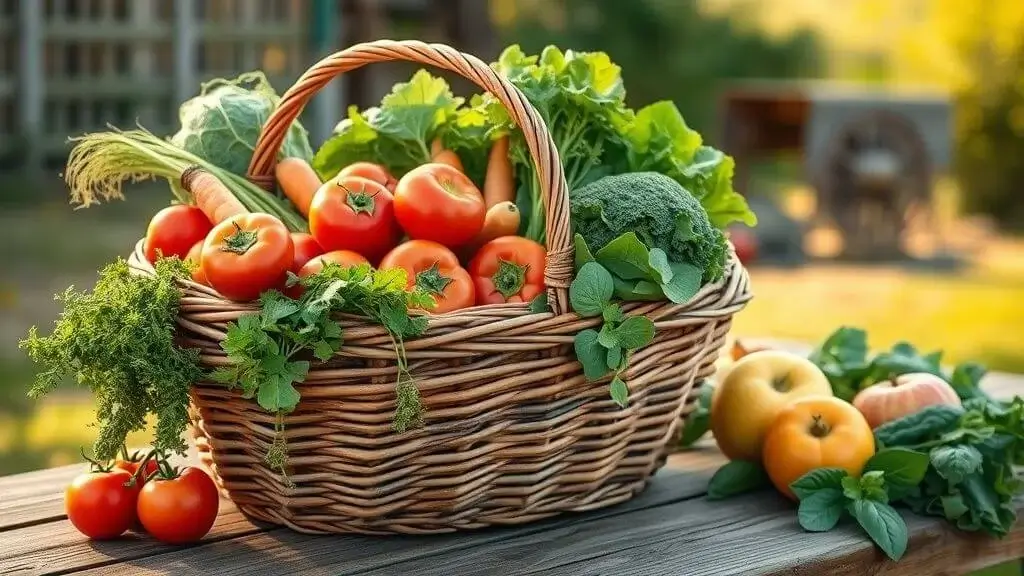 Fresh harvest basket